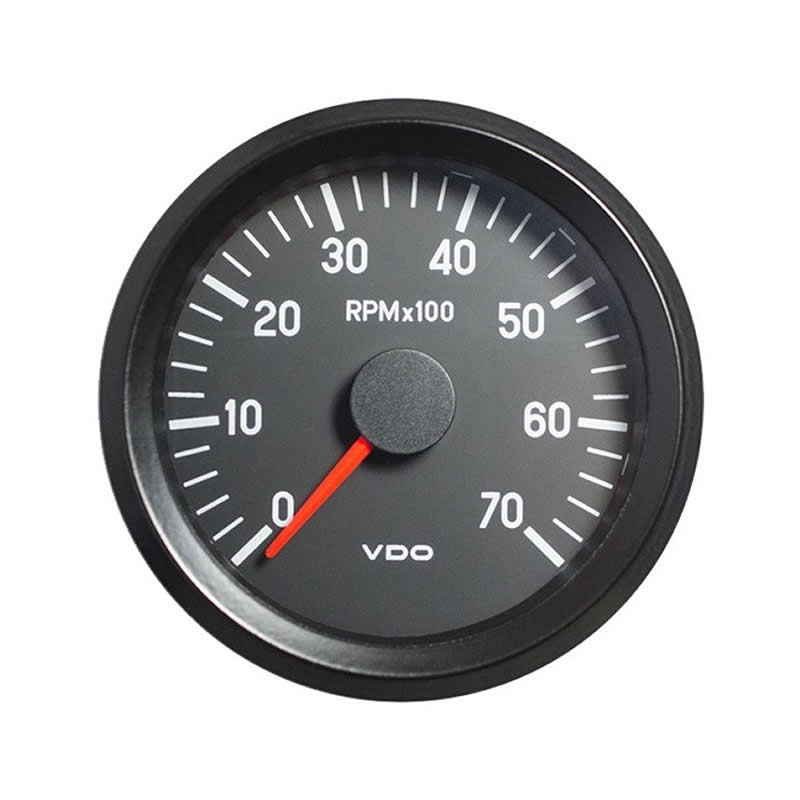 VDO Cockpit International Tachometer 7.000 RPM 80mm 12V gauge